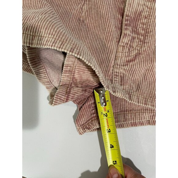 We The Free Gala-Vanting Low Rise Mini Skort Corduroy Pink & White Striped Sz/25 - Picture 13 of 16